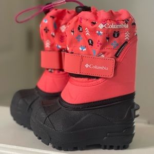 Columbia Unisex-Child Toddler Powderbug Plus II Print Snow Boot